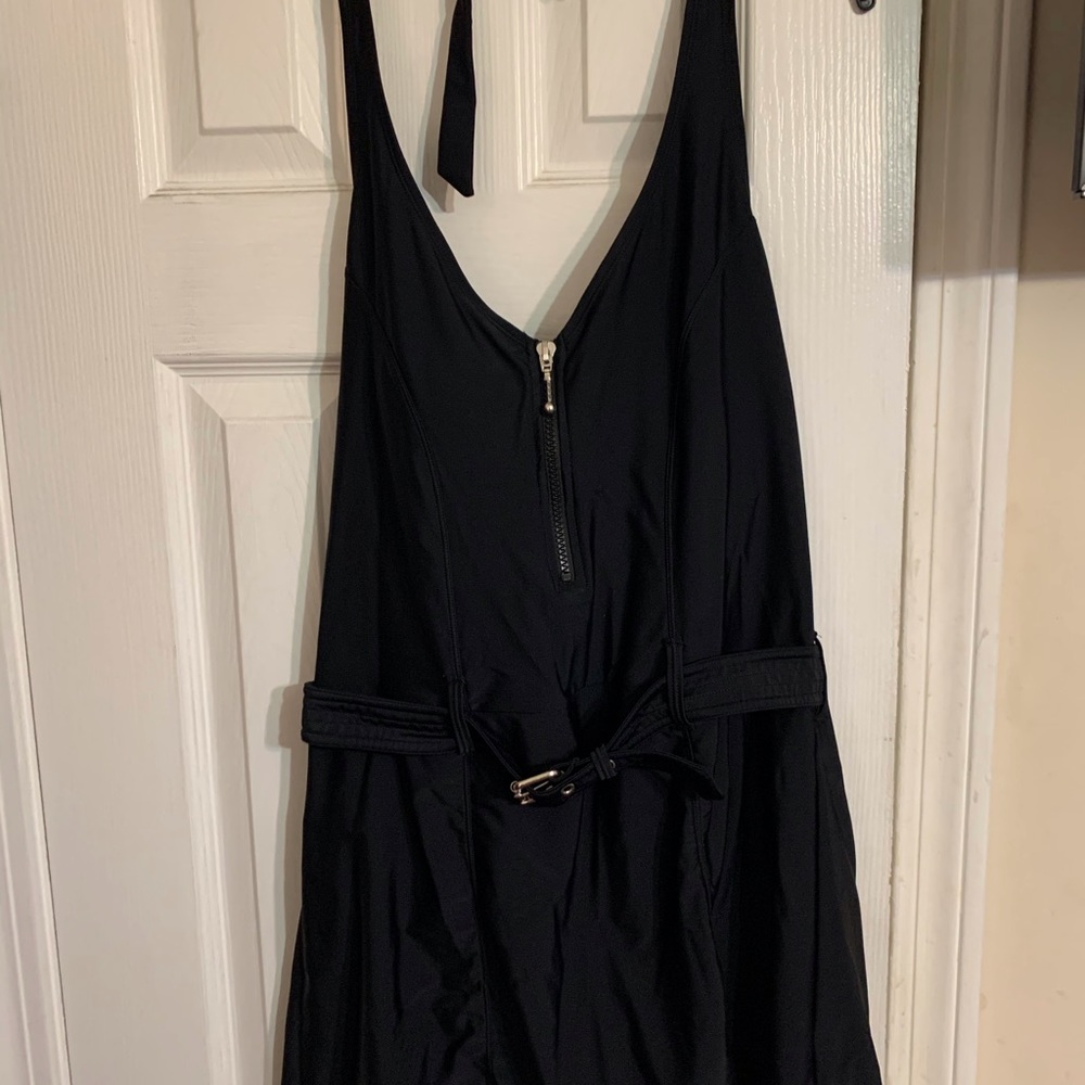 Venus Slimming Black Swim Dress Size 12